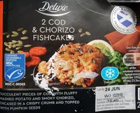 Cod & chorizo fishcakes