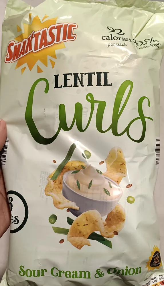 Snacktastic Lentil Curls