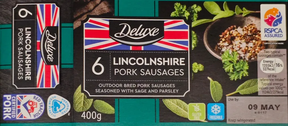 Lincolnshire Pork Sausages