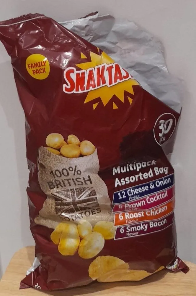 SMAKTASIN 12X CHEESE & ONION 6% ROAST CHICKEN 6x5M