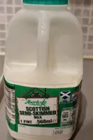 Scottish semi skimmed milk