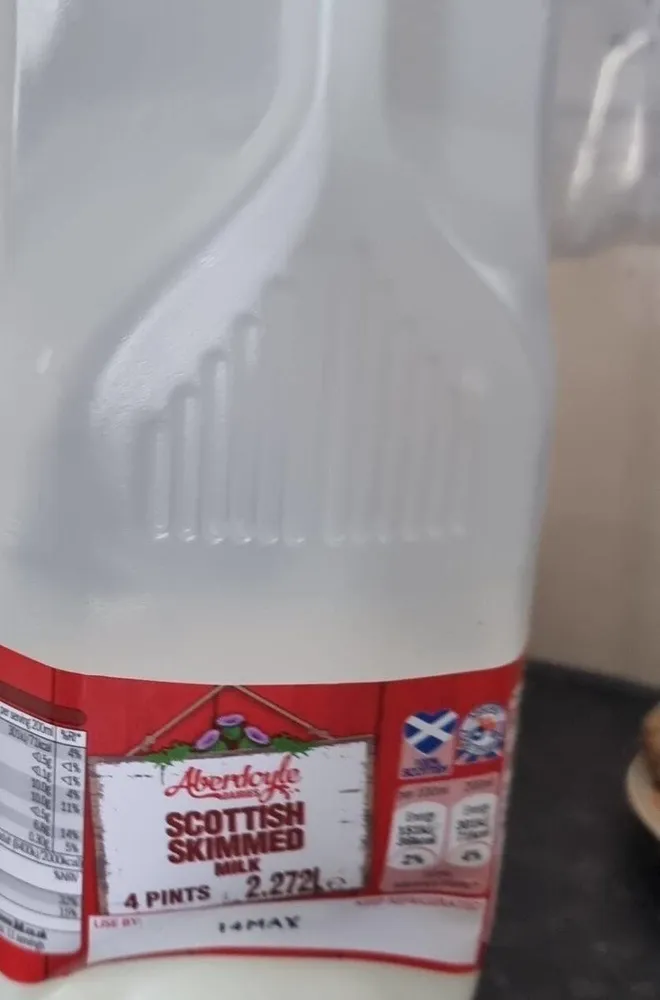 Scottish skimmed milk