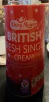 British fresh single cream
