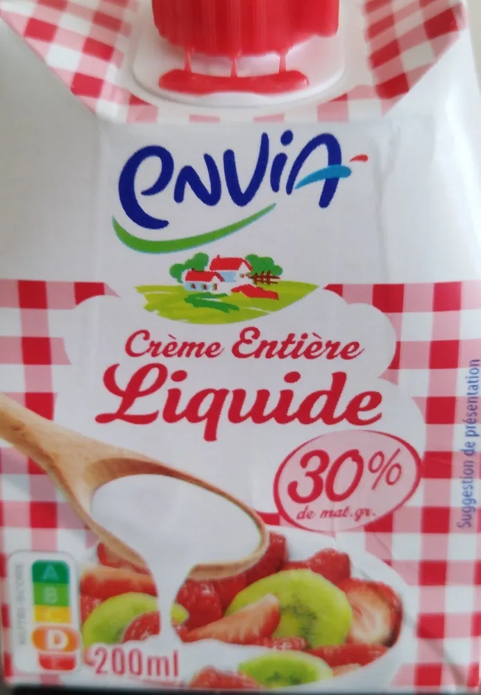 Crème entière liquide 30%MG