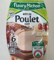 Rôti de poulet cuit Halal