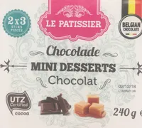 Chocolade mini desserts chocolat