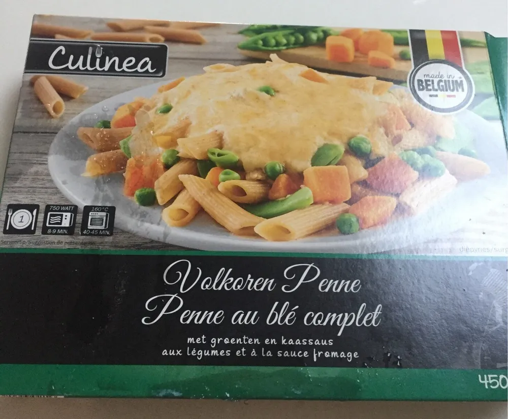 Penne au blé complet