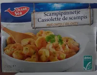 Cassolettes de Scampis au Curry