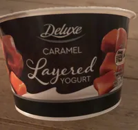 Caramel layered yogurt