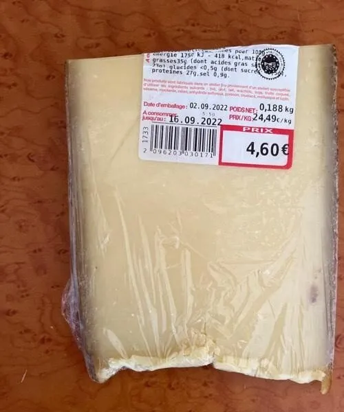 Comté AOP Juraflore 20 mois