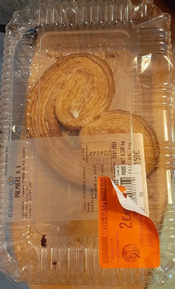 Palmiers x4