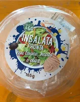 Insalata pronta con tonno, mais e olive