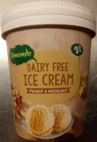 Dairy Free Ice Cream Peanut and Hazelnut