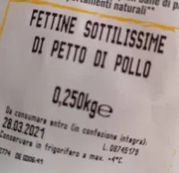 Fettine petto pollo