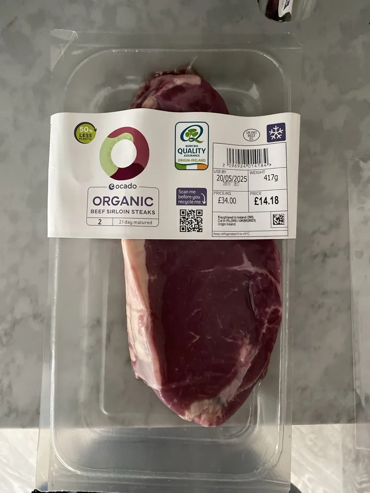 Beef sirloin Steak