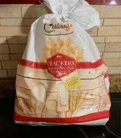 Crackers Salati Con Sale In Superficie