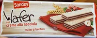 Wafer con crema alla nocciola