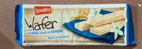 Wafer con crema alla vaniglia