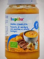 Pappa completa bio pastina, vitello e verdure
