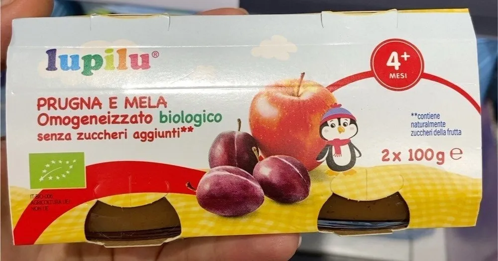 Omogeneizzato prugna mela