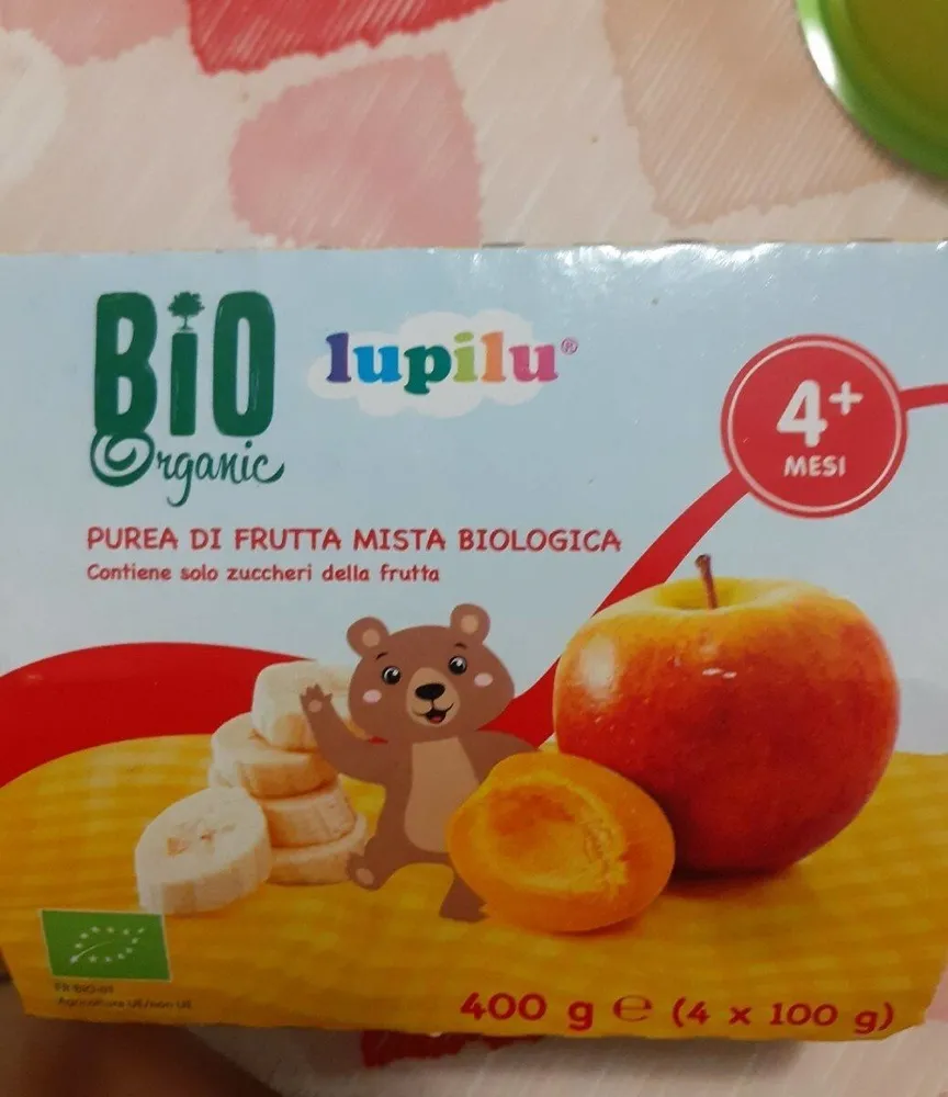 Purea di frutta mista bio