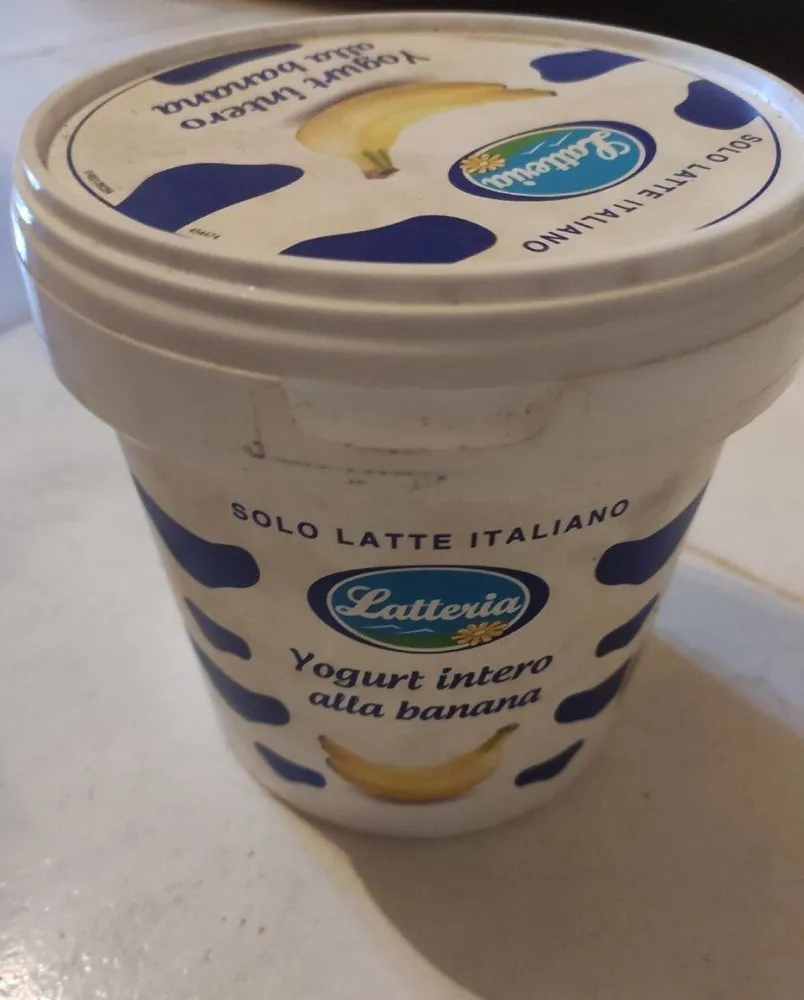 Yogurt intero alla banana