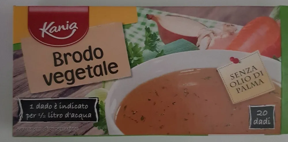 Dadi da brodo vegetale