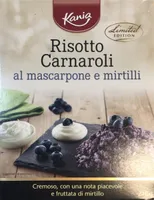 Risotto carnaroli al mascarpone e mirtilli