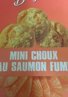Mini choux au saumon fumé