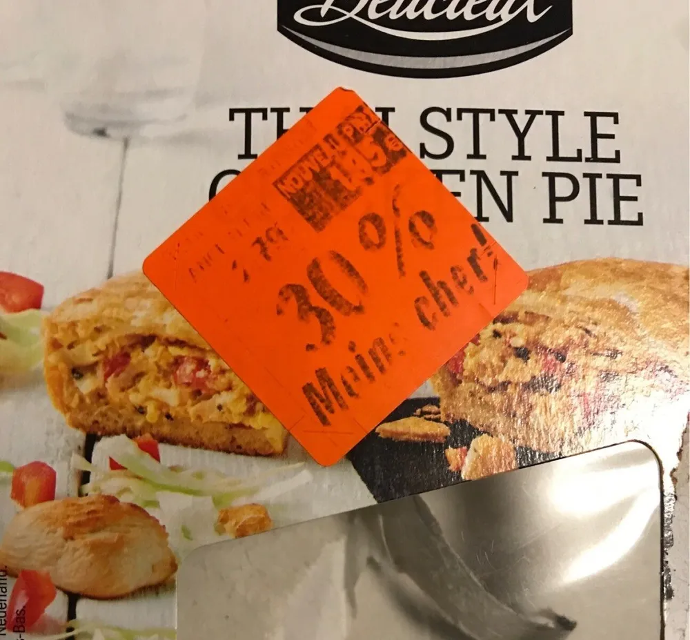 Thai style chicken pai