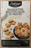 Biscuit sales de paques