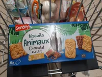 Biscuits animaux chocolat au lait