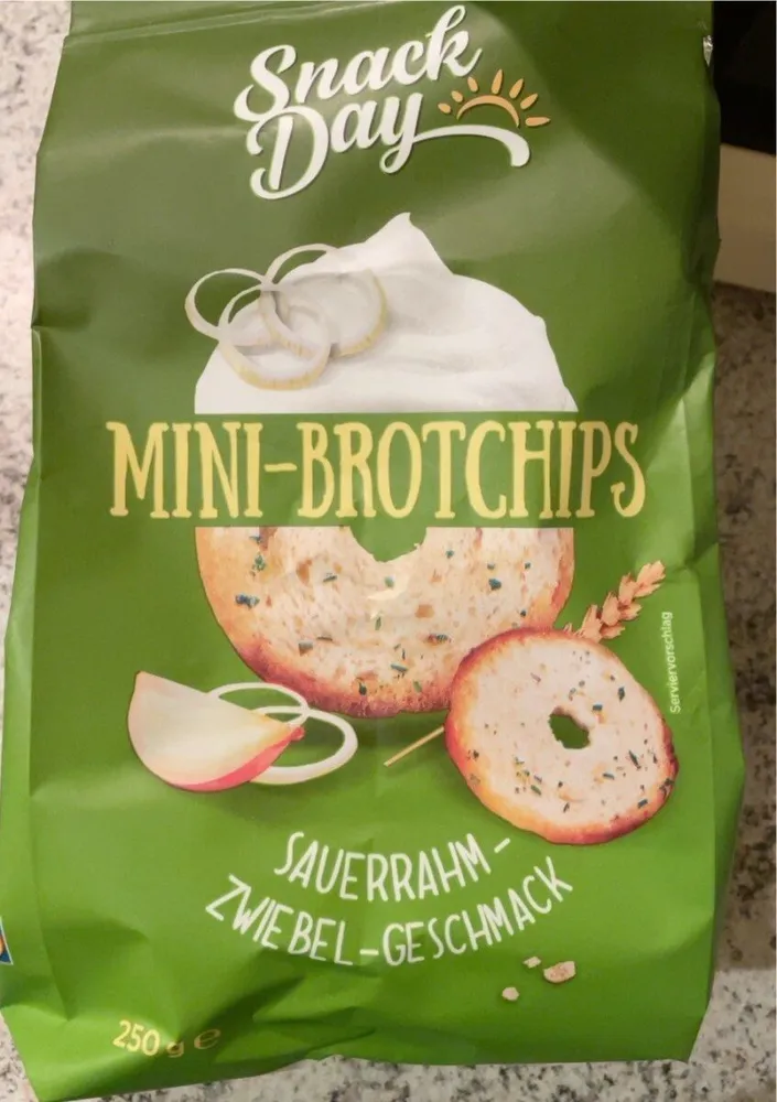 Mini-Brotchips Sauerrahm-Zwiebel