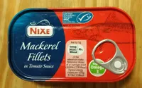 Mackerel fillets in tomato sauce