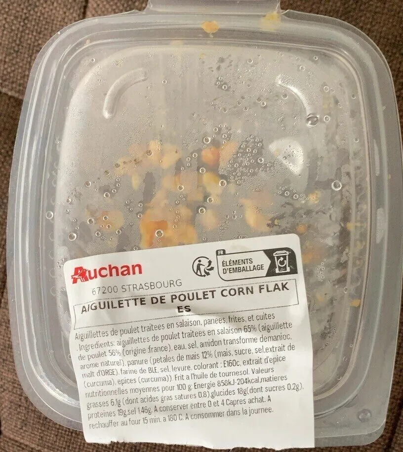 Aiguillettes de poulet corn flakes