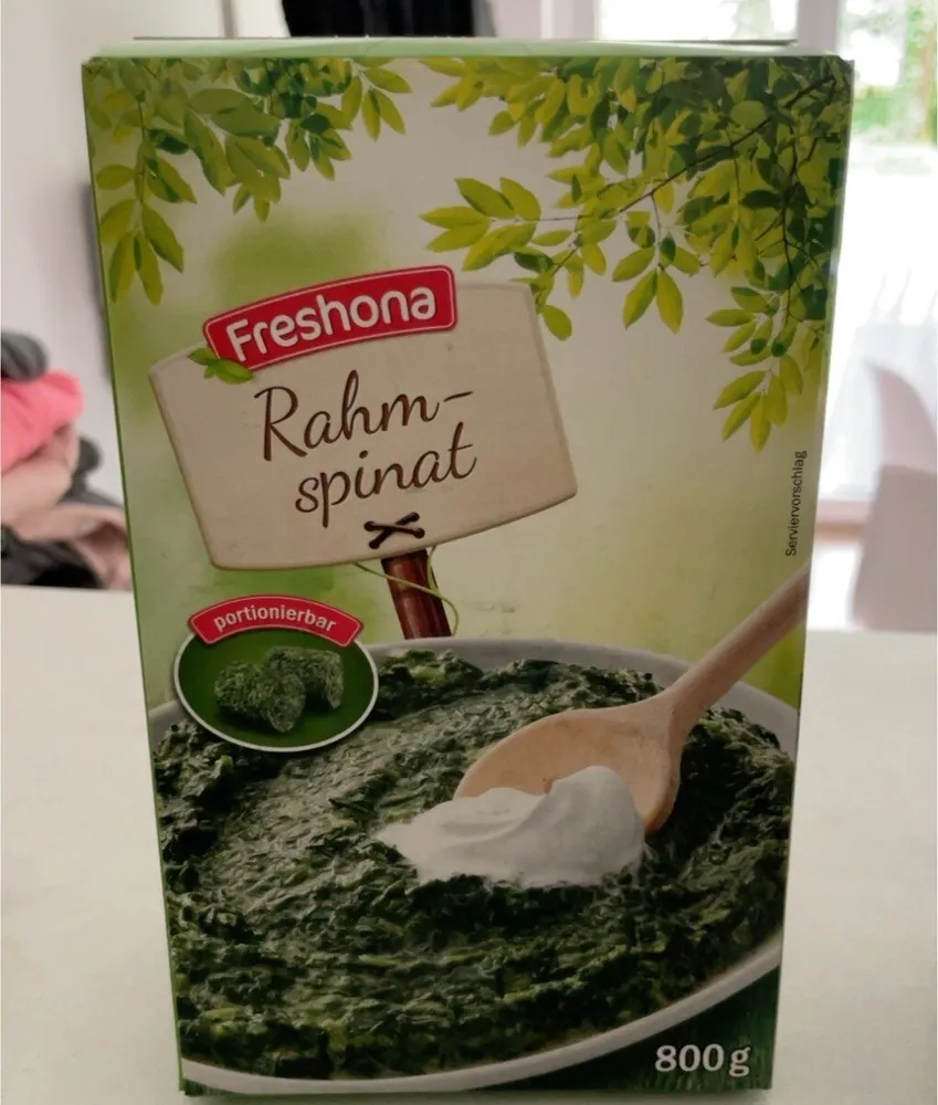 Rahm-spinat
