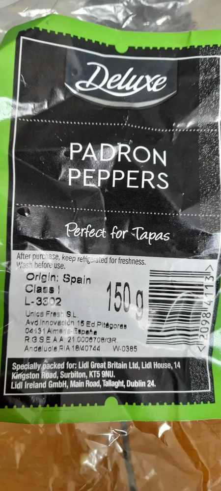 Padron peppers