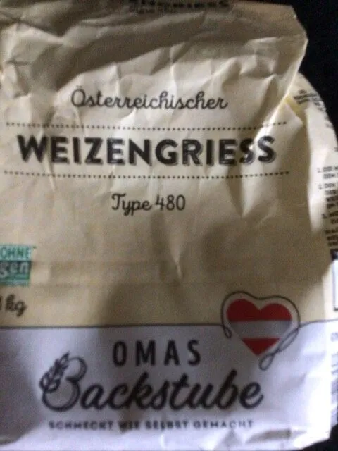 Weizengrieß Typ 480