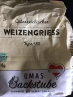 Weizengrieß Typ 480