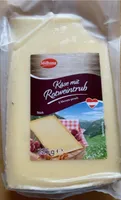 Käse mit Rotweintrupp