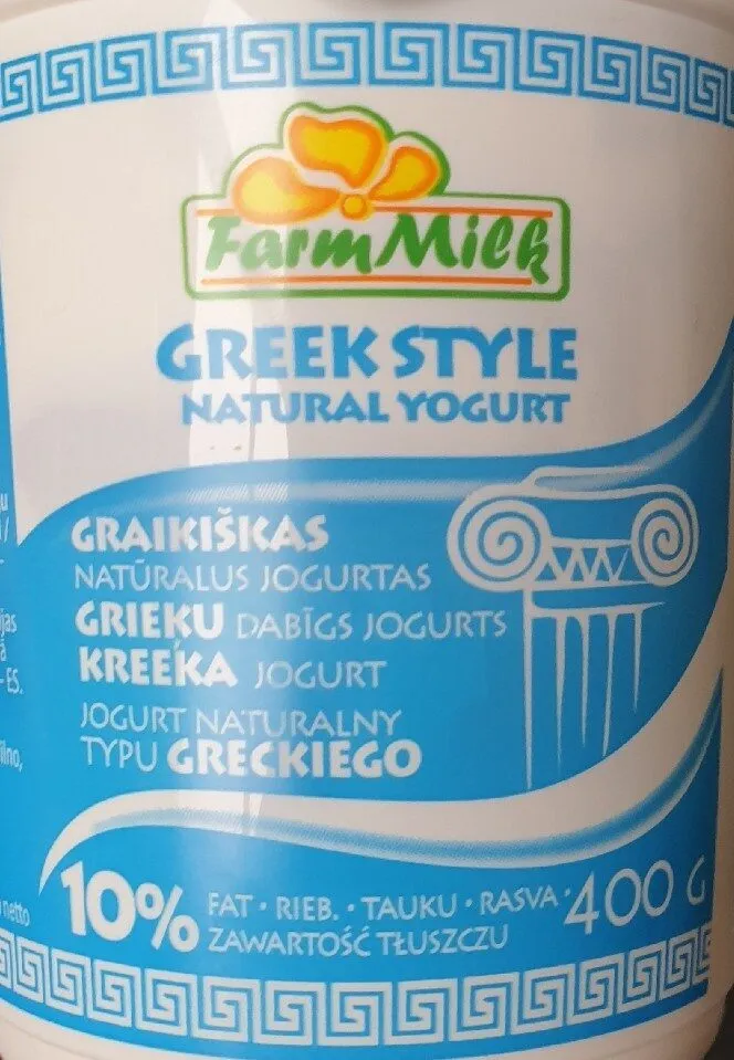 graikiškas jogurtas 10% rieb