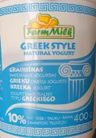 graikiškas jogurtas 10% rieb
