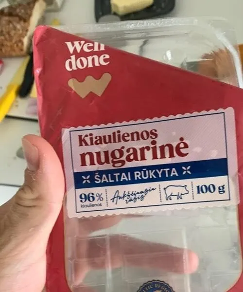 Kiaulienos nugarine