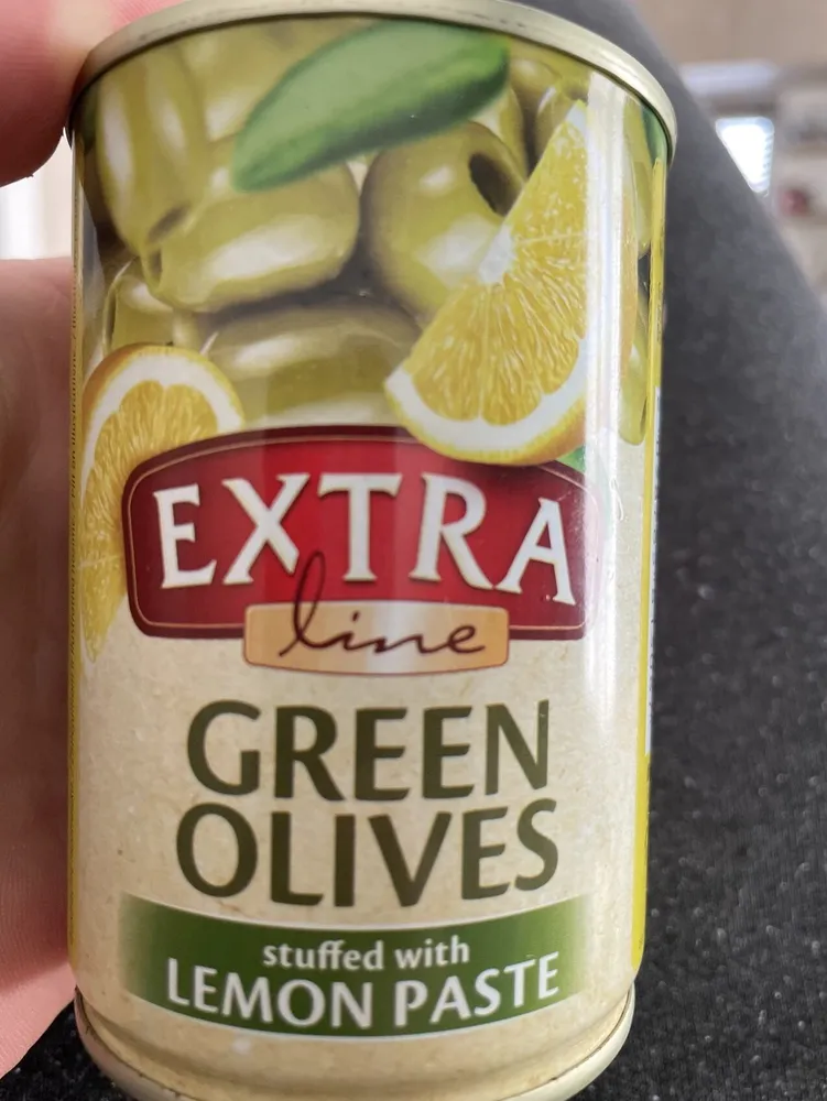 Extra Line Green Olives With Lemon