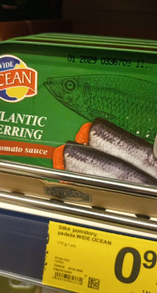 Atlantic Hering In Tomato Sauce
