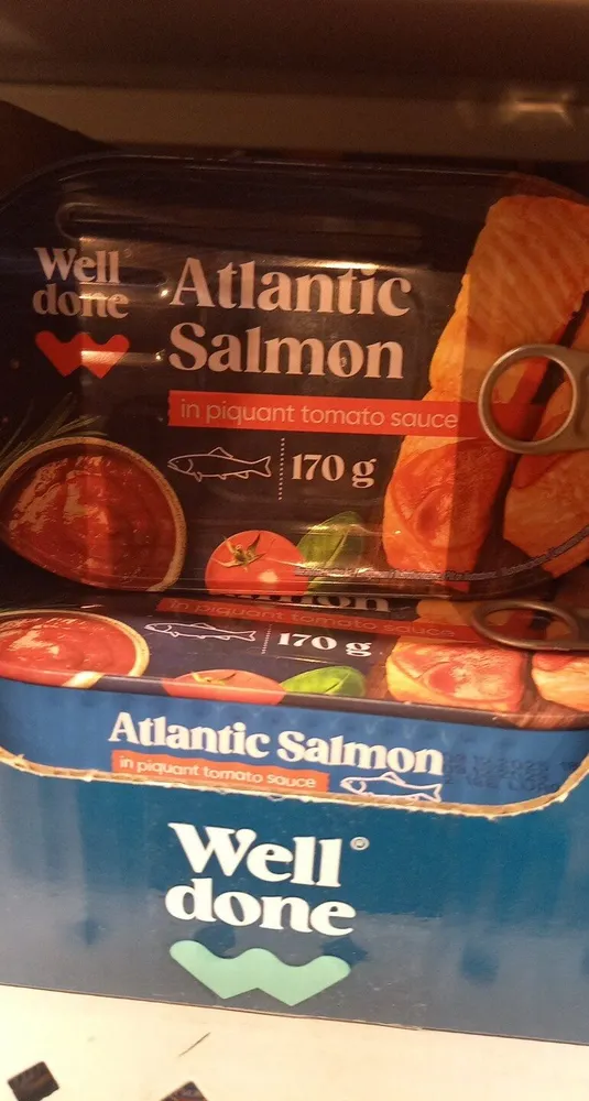 Atlantic Salmon In Piquant Tomato Sauce