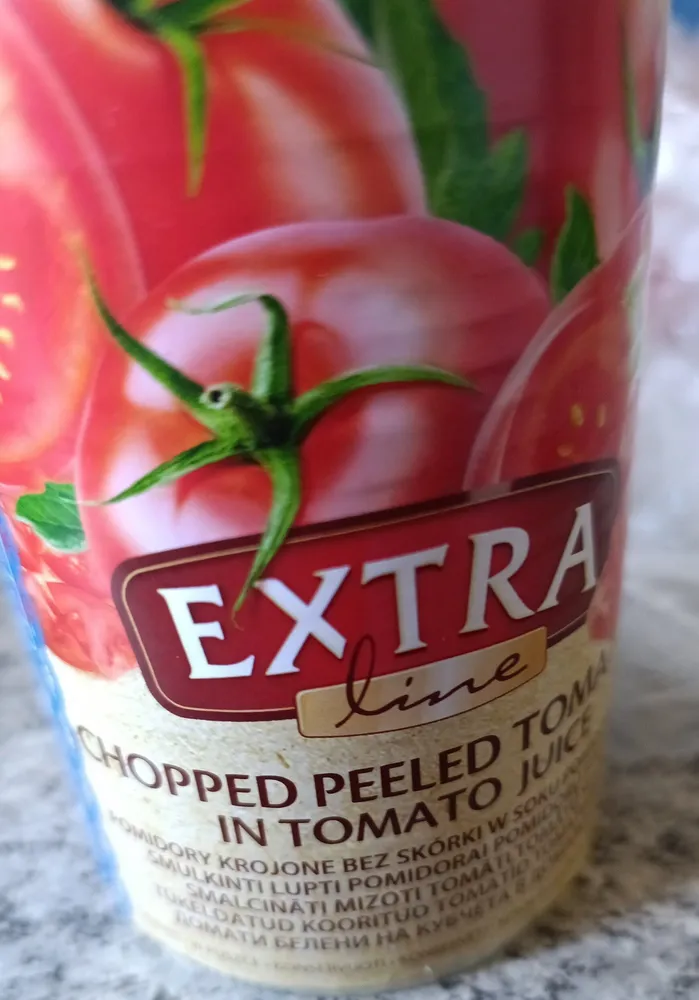 CHOPPED PEELED TOMATOES IN TOMATO JUICE
