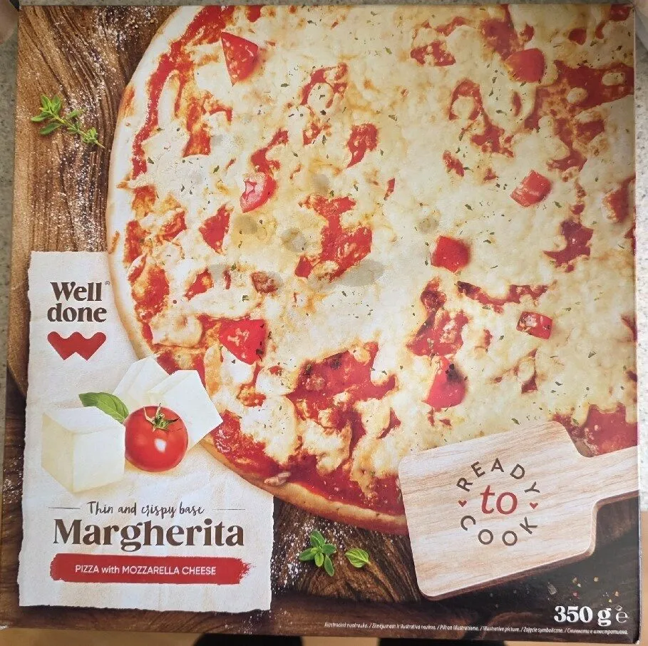 Margherita Pizza With Mozzarella Cheese