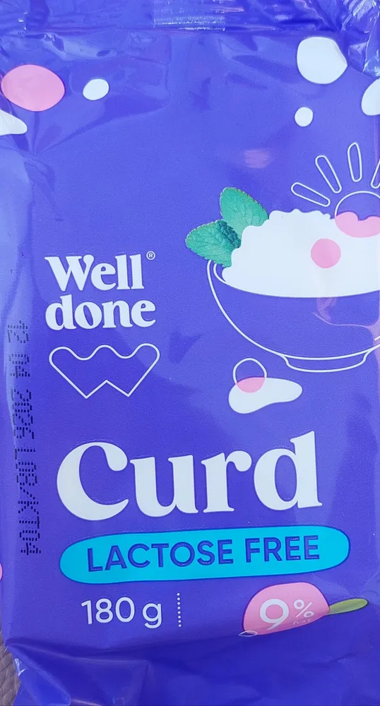 Curd 9% Lactose Free