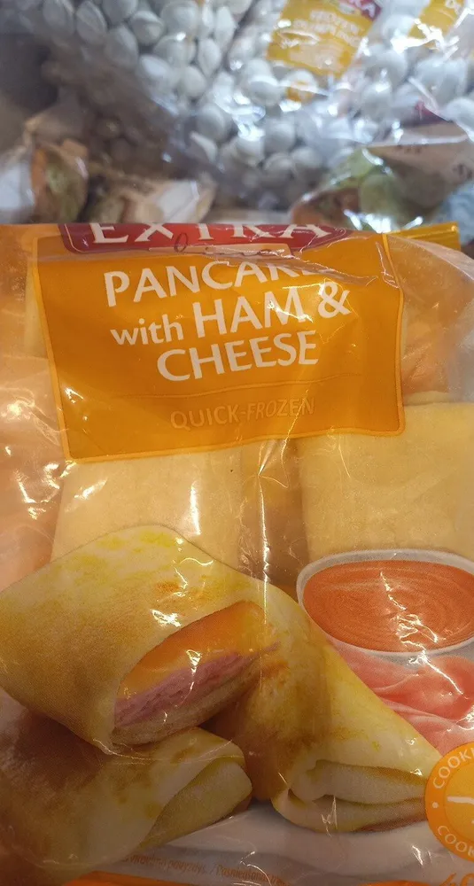 Pancakes With Ham & Cheese